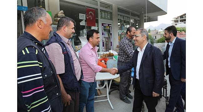 Başkan Çelikcan, Pozantı'da vatandaşlarla bir araya geldi