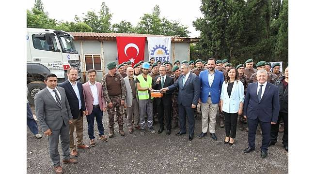 Başkan Köşker'den Özel Harekat'a Tesis Desteği