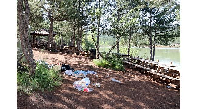 Çamlık Milli Parkı'nda çevre kirliği tepkilere neden oluyor