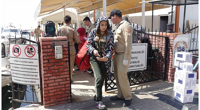 Çanakkale'de 99 kaçak göçmen yakalandı