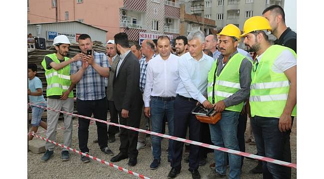Cizre'de Kuran Kursu ve El Sanatları Merkezinin temeli törenle atıldı