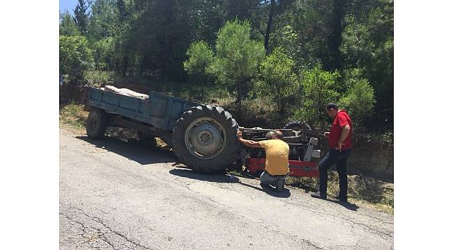 Dalaman'da traktör devrildi: 1 ölü