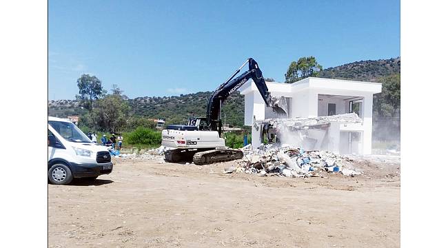 Datça'daki o villa yıkılıyor
