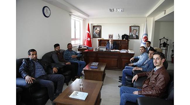 Engellilerden Rektör Pakiş'e teşekkür ziyareti