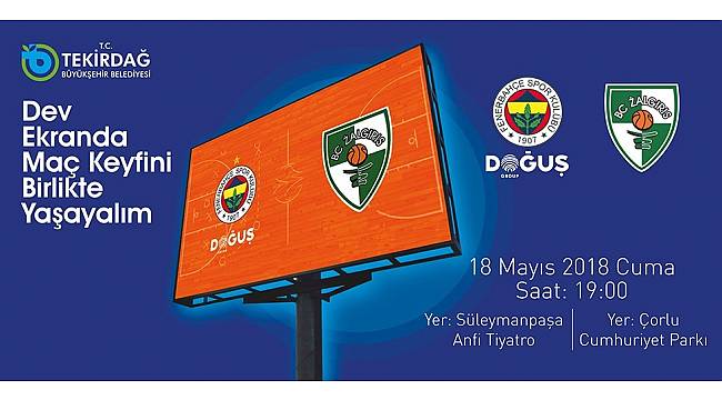Fenerbahçe'nin maçı meydanlarda izlenecek