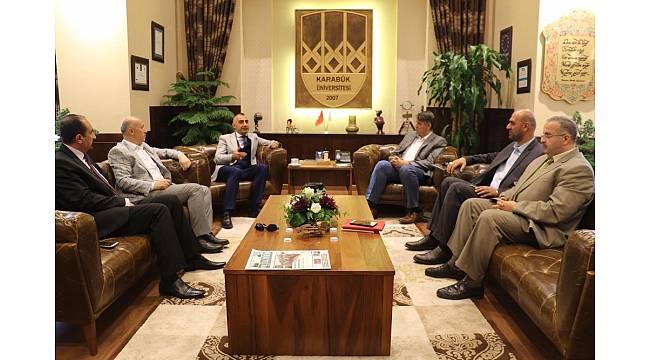 Irak Yükseköğretim Bakanlığı'ndan KBÜ'ye ziyaret