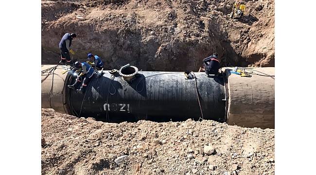 İzmir'de içme suyu hattına 60 saatlik zorunlu müdahale