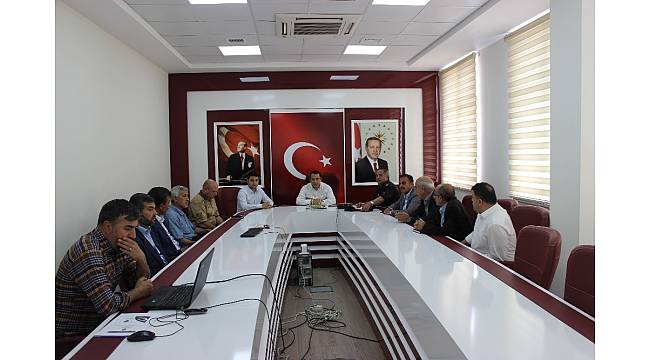 Kahta'da seçim güvenliği toplantısı yapıldı