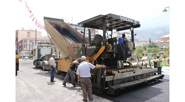 Manisa'da 55 bin metre kare asfalt yenilendi