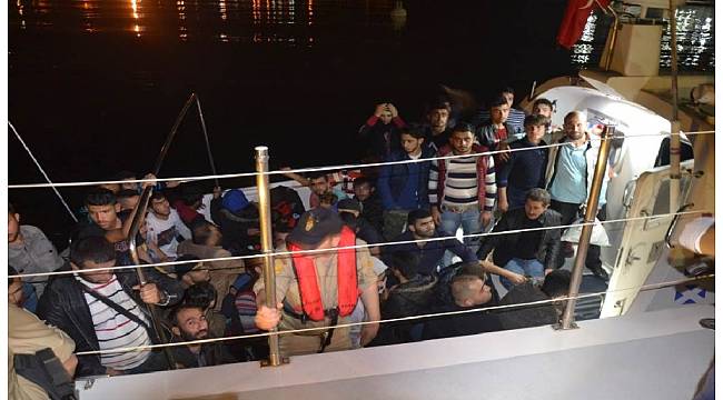 Mersin'de göçmen kaçakçılığı operasyonu