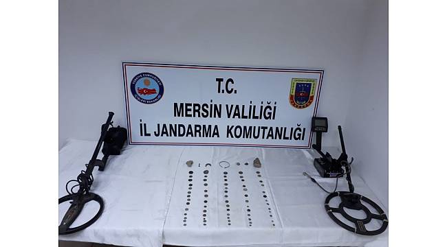 Mersin'de tarihi eser kaçakçısı yakalandı