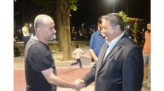 MHP'li Fendoğlu'na vatandaşlardan yoğun ilgi