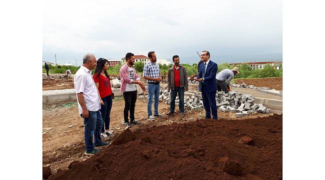 MŞÜ'de hobi bahçesi çalışmasında sona gelindi