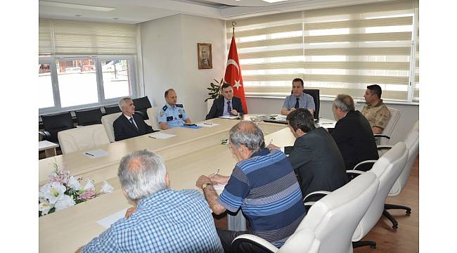 Niksar'da seçim güvenliği toplantısı yapıldı