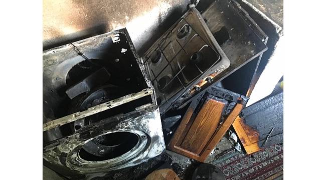 Ortaca'da ev yangını