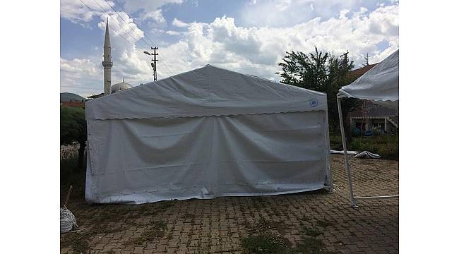 Pazaryeri'nde iftar çadırları yenilendi