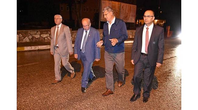 Saray'daki yatırımlar yerinde incelendi