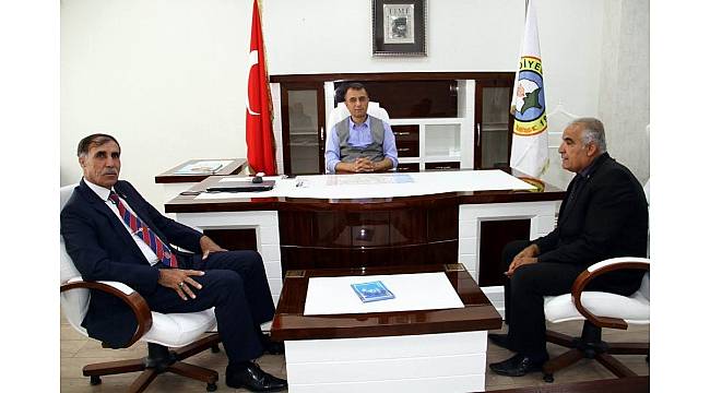 Şehit ailelerinden Başkan Yüksel'e hayırlı olsun ziyareti