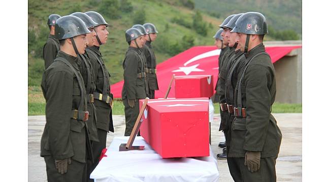 Şehit güvenlik korucular için Şemdinli'de tören düzenlendi