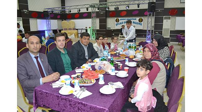 Şuhut'ta gazi ve şehit ailelerine iftar
