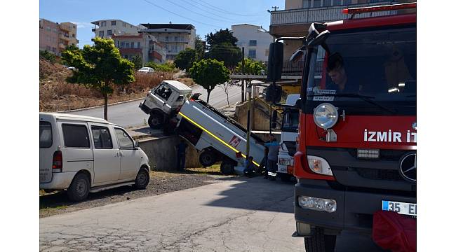Tanker kazasında faciadan dönüldü