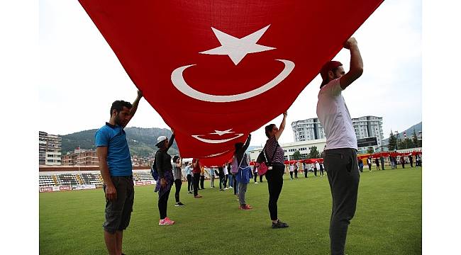 Tokat'ta 19 Mayıs kutlamalarına engelli gençler damgasını vurdu