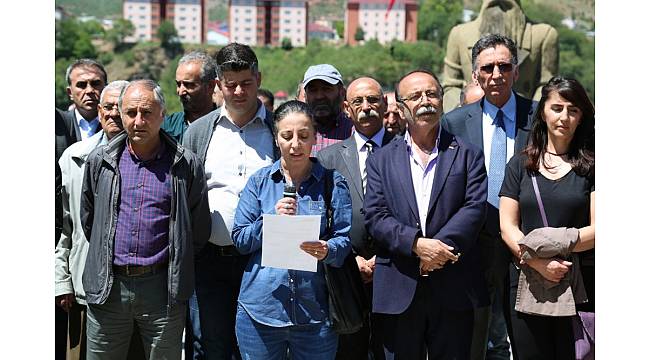 Tunceli'den İsrail ve ABD'ye tepki