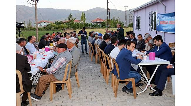 Yahyalı halkı kardeşlik sofrasında buluşuyor
