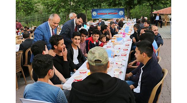 Yahyalı'da 'Kardeşlik Sofrası' Kirazlı Mahallesinde kuruldu