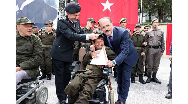 Yozgat'ta 28 engelli asker yemin etti