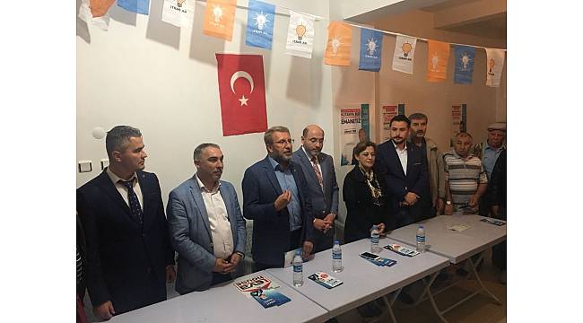 AK Parti, Yenidoğan Mahallesi'nde seçim irtibat bürosu açtı
