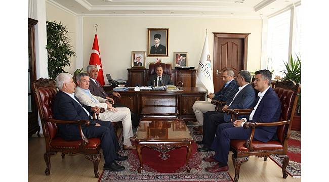 ATSO yönetimi Vali ve Emniyet Müdürü ile bir araya geldi