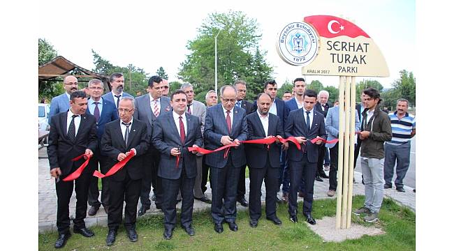 Beyşehir'de "Serhat Turak Parkı" dualarla açıldı