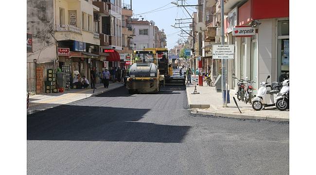 Büyükşehir Söke'de üst yapı çalışmalarını sürdürüyor