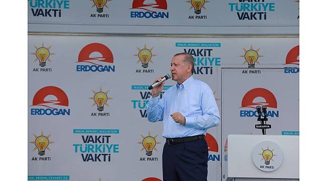 Cumhurbaşkanı Erdoğan Sakarya'da müjdeleri sıraladı