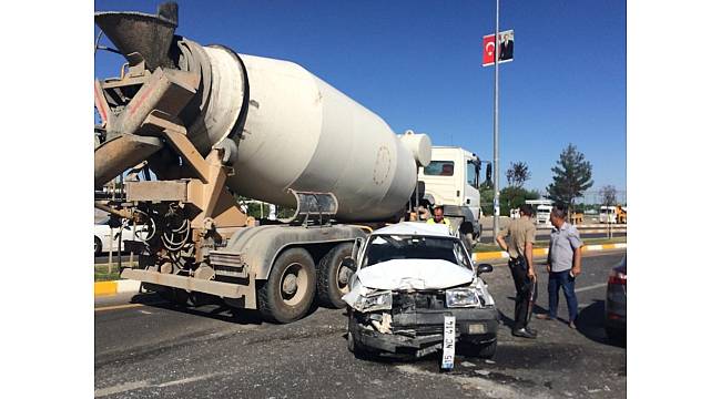Diyarbakır'da trafik kazası: 1 yaralı