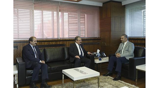 ERÜ Rektörü Güven, Başkan Çelik'e destekleri için teşekkür etti