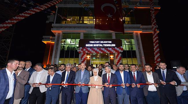Gedik Sosyal Tesisleri Bakan Soylu’nun katılımıyla açıldı