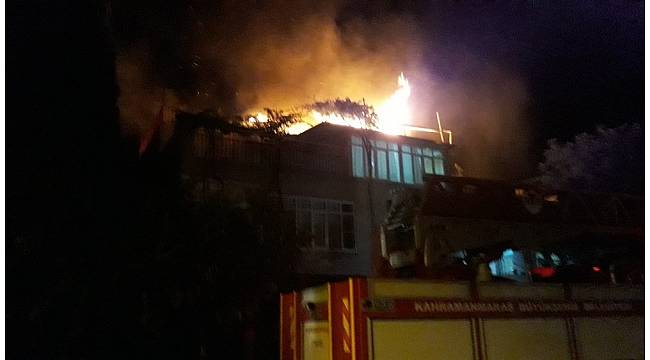 Kahramanmaraş'ta korkutan yangın