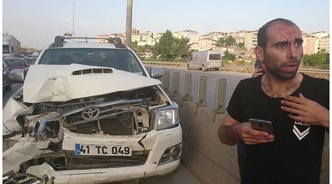 Pendik'te zincirleme trafik kazası: 4 yaralı