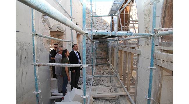 Vali Kaldırım, Harput'ta incelemede bulundu