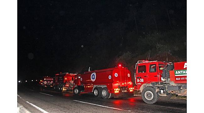 Antalya'da orman yangını