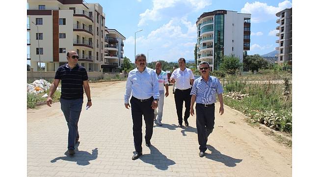 Başkan Alıcık, Nazilli'deki projeleri inceledi