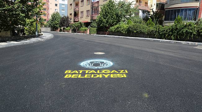 Battalgazi Belediyesinden asfalt rekoru