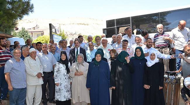Darende’de ilk hac kafilesi yola çıktı