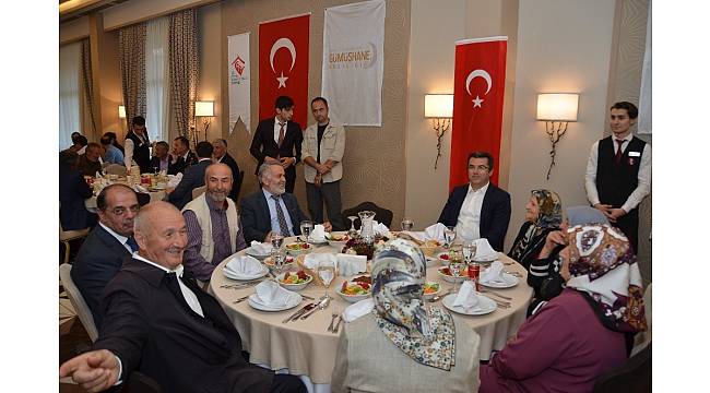 Gümüşhane'de şehit yakınları ve gazilere yemek verildi