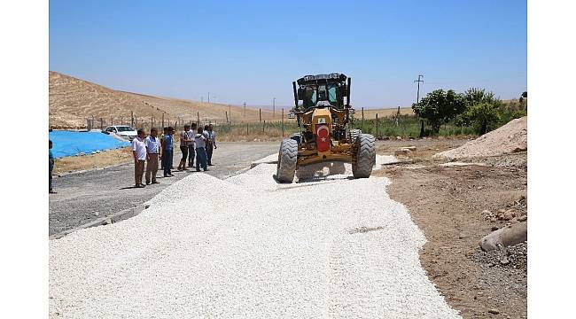 Haliliye Belediyesi kırsalda yol atağını sürdürüyor