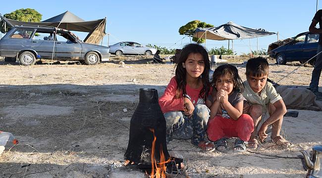 Kayısı hasadında çalışan mevsimlik işçilerin çilesi