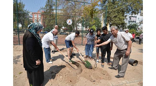 Muratpaşa'da 'Parkları birlikte yapıyoruz' projesi