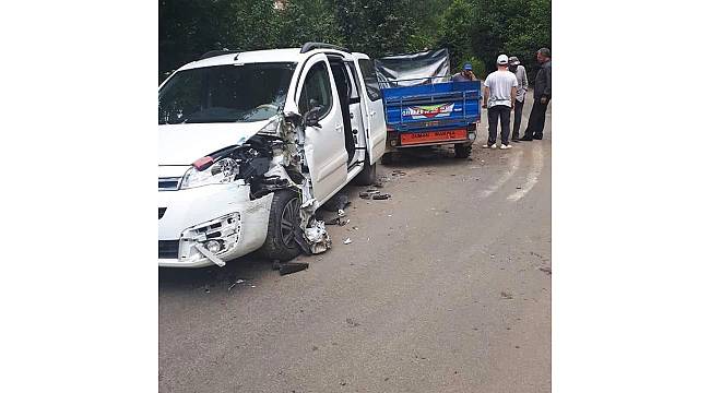 Ordu'da 'patpat' kazası: 1 yaralı